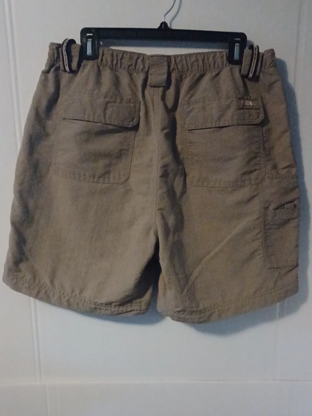 The North Face Men's Khaki Nylon Cargo Shorts Size L